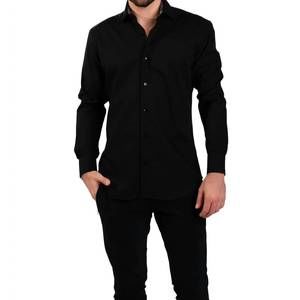 NEW MASUTTO york/18 long sleeve button shirt in black